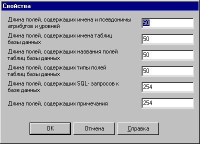 Окно настройки внешнего вида окон приложения.